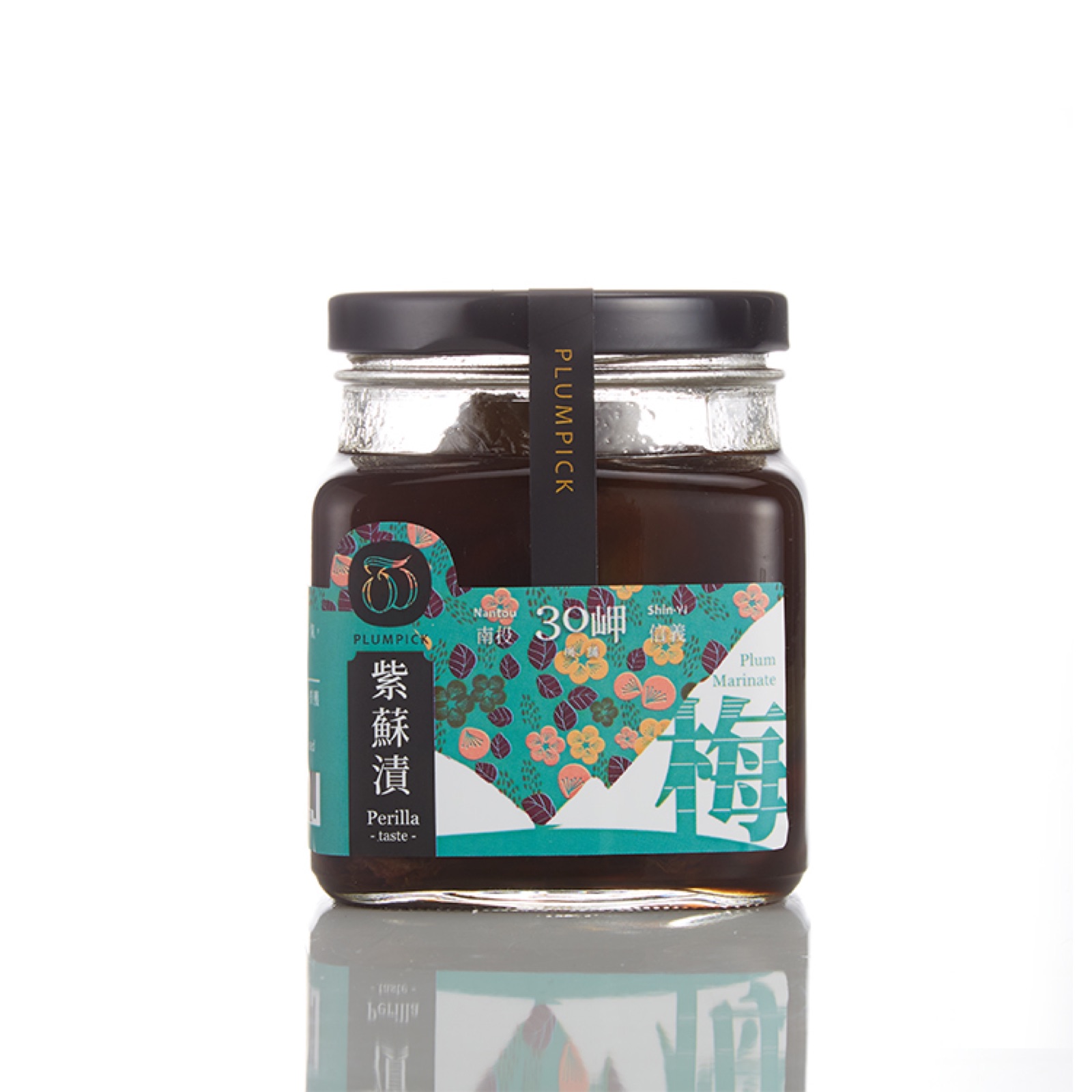 【罐裝Q梅系列】 翠山初夏 紫蘇梅漬 300g/方罐